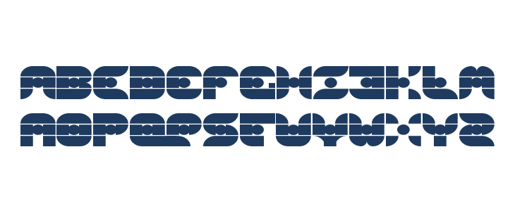 Gridder Bold Regular Lowercase