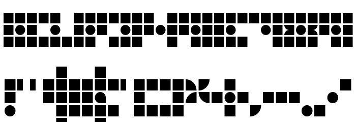 Gridder Box Regular Font OTHER CHARS