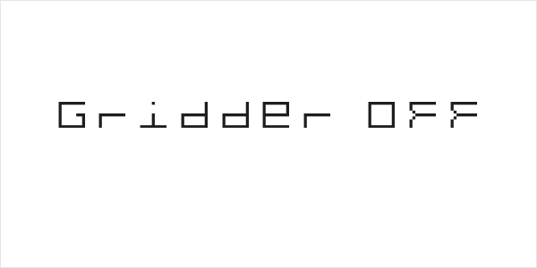 Gridder OFF Logo