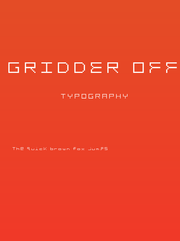 Gridder OFF Poster