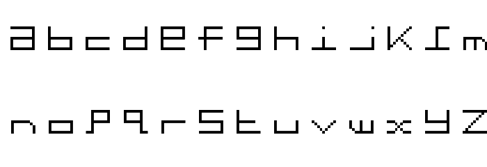 Gridder OFF Font LOWERCASE