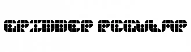Gridder Regular  تنزيل الخطوط
