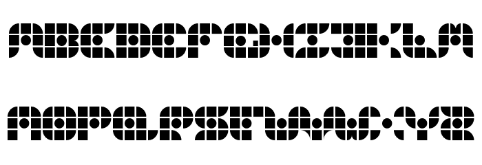 Gridder Regular Font LOWERCASE