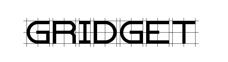 Gridget  नि: शुल्क फ़ॉन्ट्स डाउनलोड