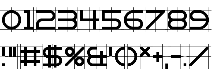 Gridget Font OTHER CHARS