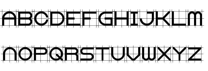 Gridget Font LOWERCASE
