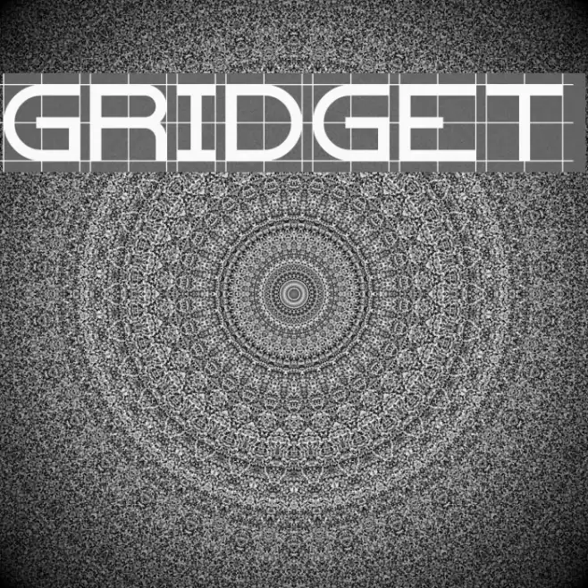 Gridget Schriftart examples
