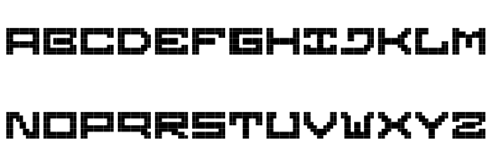 Gridilatia Font LOWERCASE