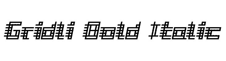 Gridli Bold Italic  لخطوط تنزيل