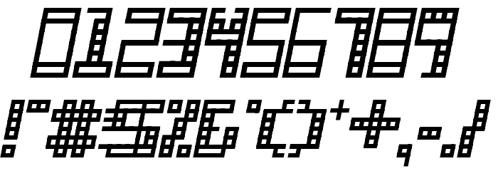 Gridli Bold Italic Font OTHER CHARS