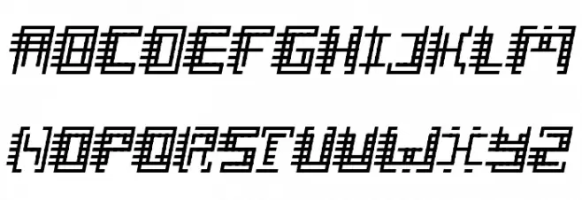 Gridli Bold Italic Polices MAJUSCULES