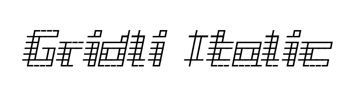Gridli Italic  Fuentes Gratis Descargar