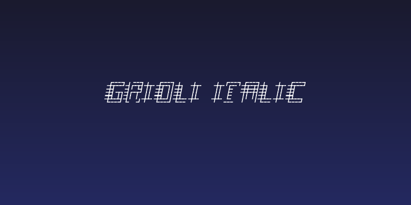 Gridli Italic Social Header