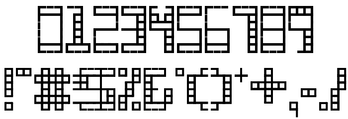 Gridli Regular Font OTHER CHARS