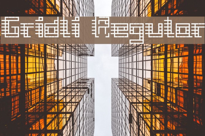 Gridli Regular Font examples