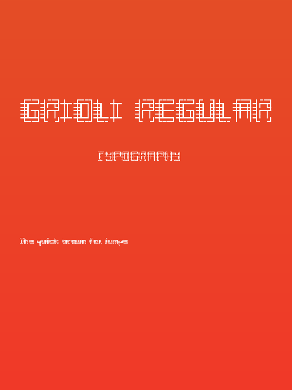 Gridli Regular Poster