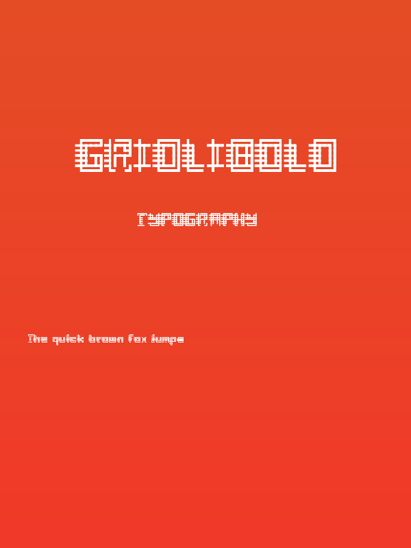 GridliBold Poster