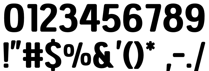 Gridlink Font Alte caractere