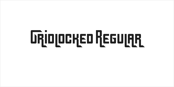 Gridlocked Regular Logo