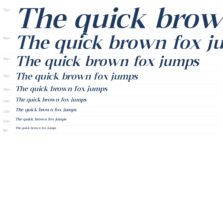 Gridova DEMO VERSION Italic Waterfall