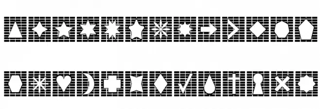 Grids n Things 2 Caratteri MINUSCOLO