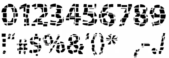 Gridshift Font OTHER CHARS