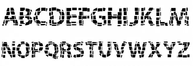 Gridshift Schriftart Groß