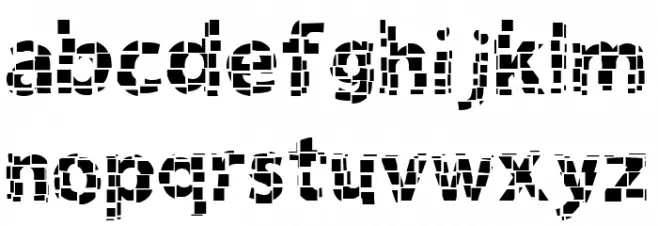 Gridshift 字体 小写