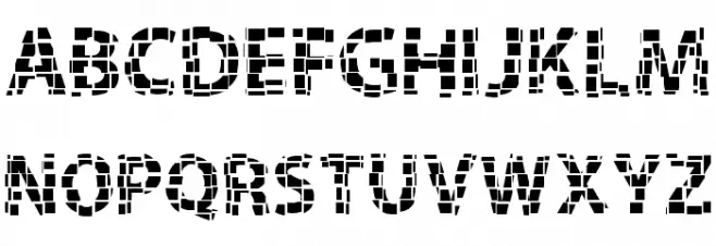 Gridshift Schriftart Groß