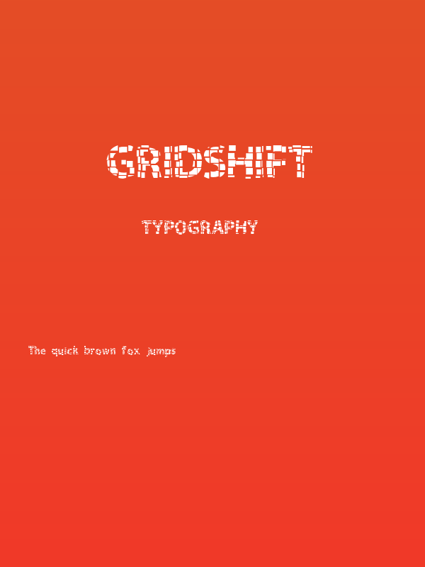 Gridshift Poster