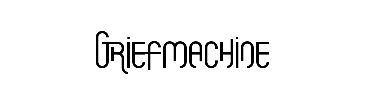 Griefmachine  les polices de caractères gratuit tlcharger