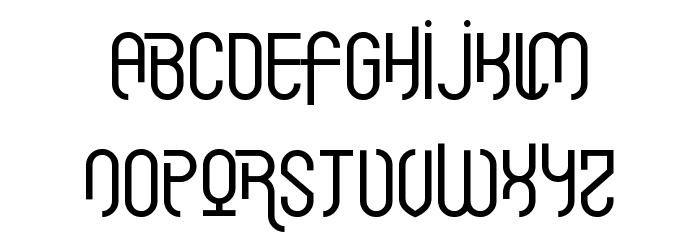 Griefmachine Font LOWERCASE