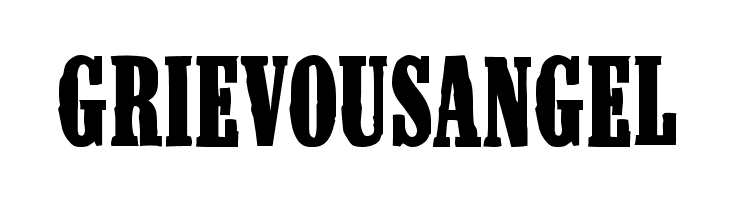 GrievousAngel Font