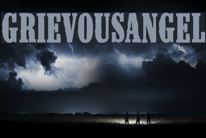 GrievousAngel Font examples