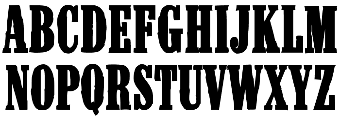GrievousAngel Font LOWERCASE