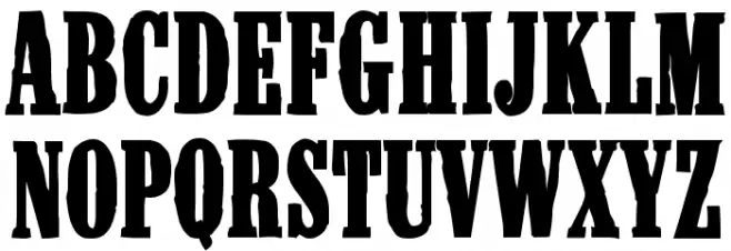GrievousAngel Font LOWERCASE