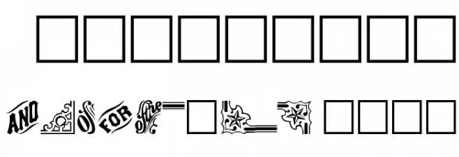 GriffDinShi Font OTHER CHARS