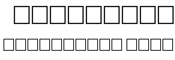 GriffDinShiOpt Font OTHER CHARS