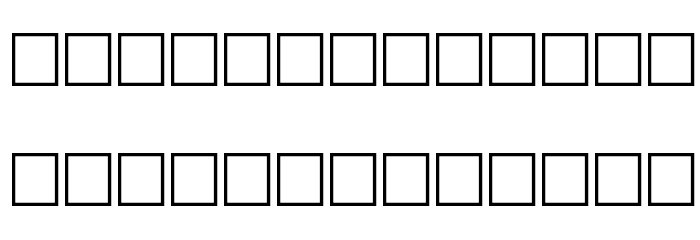 GriffDinShiOpt Font LOWERCASE