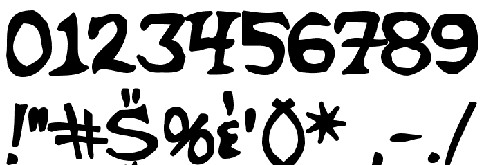 GriffinBold Font OTHER CHARS