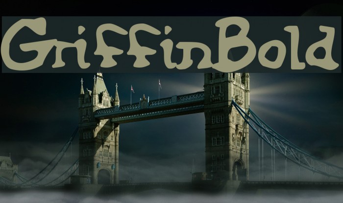 GriffinBold Font examples