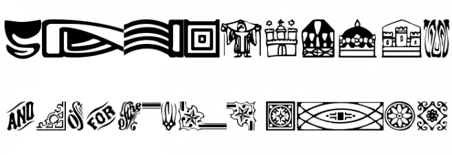 GriffinDingbats Medium Font OTHER CHARS