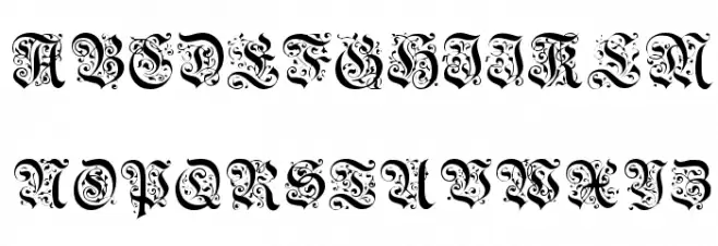 GriffinDingbats Medium Polices MAJUSCULES