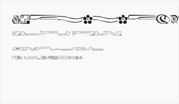 GriffinDingbats Medium Business Card