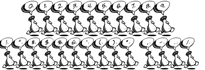 GriffinDucks Font OTHER CHARS