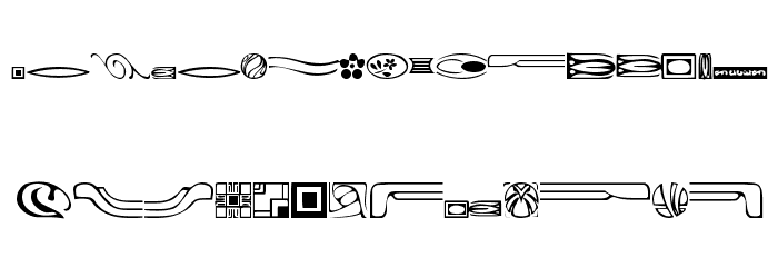 GriffinOne Font LOWERCASE
