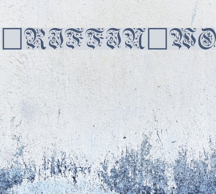 GriffinTwo Font examples