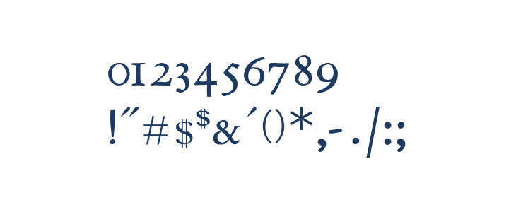 GriffosSCapsFont Other Characters