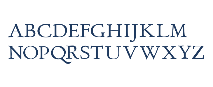 GriffosSCapsFont Uppercase