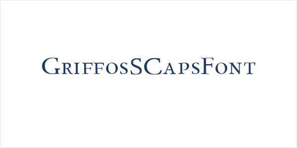 GriffosSCapsFont Logo